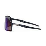 ES16 Enzo Brille. Schwarz mit blauer Linse. + 2 zusätzliche Linsen