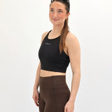Collant da performance ES16 marrone scuro con tasche laterali