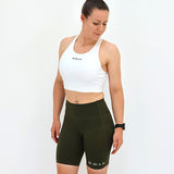 Collant da performance ES16 verde militare con tasche laterali