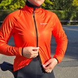 Giacca antipioggia ES16 PRO 09 eVent - Arancione da donna
