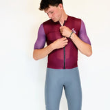 ES16 Maglia da ciclismo leggera Supreme - Viola scuro