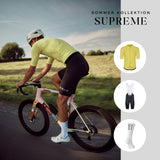 Maglia da ciclismo ES16 Supreme. Giallo