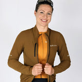 ES16 Gilet antivento in microfibra. Nero