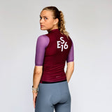 ES16 Maglia da ciclismo leggera Supreme - Viola scuro