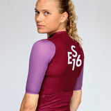 ES16 Maglia da ciclismo leggera Supreme - Viola scuro
