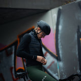 Pantaloni ciclismo invernali ES16 Supreme unisex - con imbottitura. Muschio