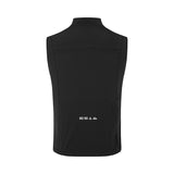 ES16 Gilet antivento in microfibra. Nero