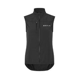 ES16 Gilet antivento in microfibra. Nero
