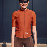 Pantaloni da ciclismo ES16 - Supreme marrone scuro