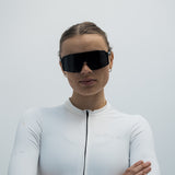 ES16 Enzo occhiali da ciclismo. Nero con lente polarizzata grigia.