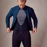 ES16 Maglia a maniche lunghe Cykelfleece Supreme unisex. Blu scuro.
