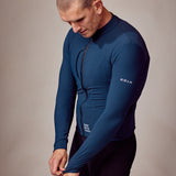 ES16 Maglia a maniche lunghe Cykelfleece Supreme unisex. Blu scuro.