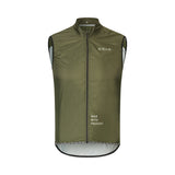 Gilet antivento ES16 con schiena aperta - verde