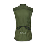 ES16 Gilet antivento per bicicletta Elite Mission Flow. Marrone