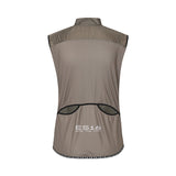 ES16 Gilet antivento per bicicletta Elite Mission Flow. Marrone