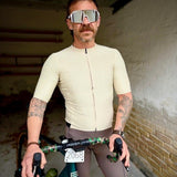 ES16 Maglia da ciclismo Supreme. Crema Gesso