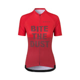 ES16 Maglia da ciclismo Elite Stripes - "Bite The Dust" Mix rosso. Donne