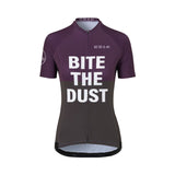 ES16 Maglia da ciclismo Elite Stripes - "Bite The Dust" Viola nero. Donne