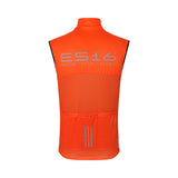 ES16 Gilet antivento per bicicletta Elite Mission Flow. Arancione