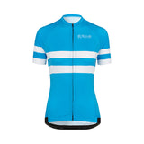 ES16 Maglia da ciclismo Elite Stripes - Azzurro Stripes. Donne
