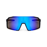 ES16 Enzo occhiali da ciclismo. Nero con lente blu.