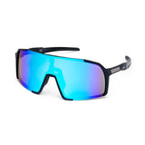 ES16 Enzo occhiali da ciclismo. Nero con lente blu ghiaccio.