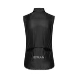 ES16 Gilet antivento per bicicletta Elite Mission Flow. Marrone